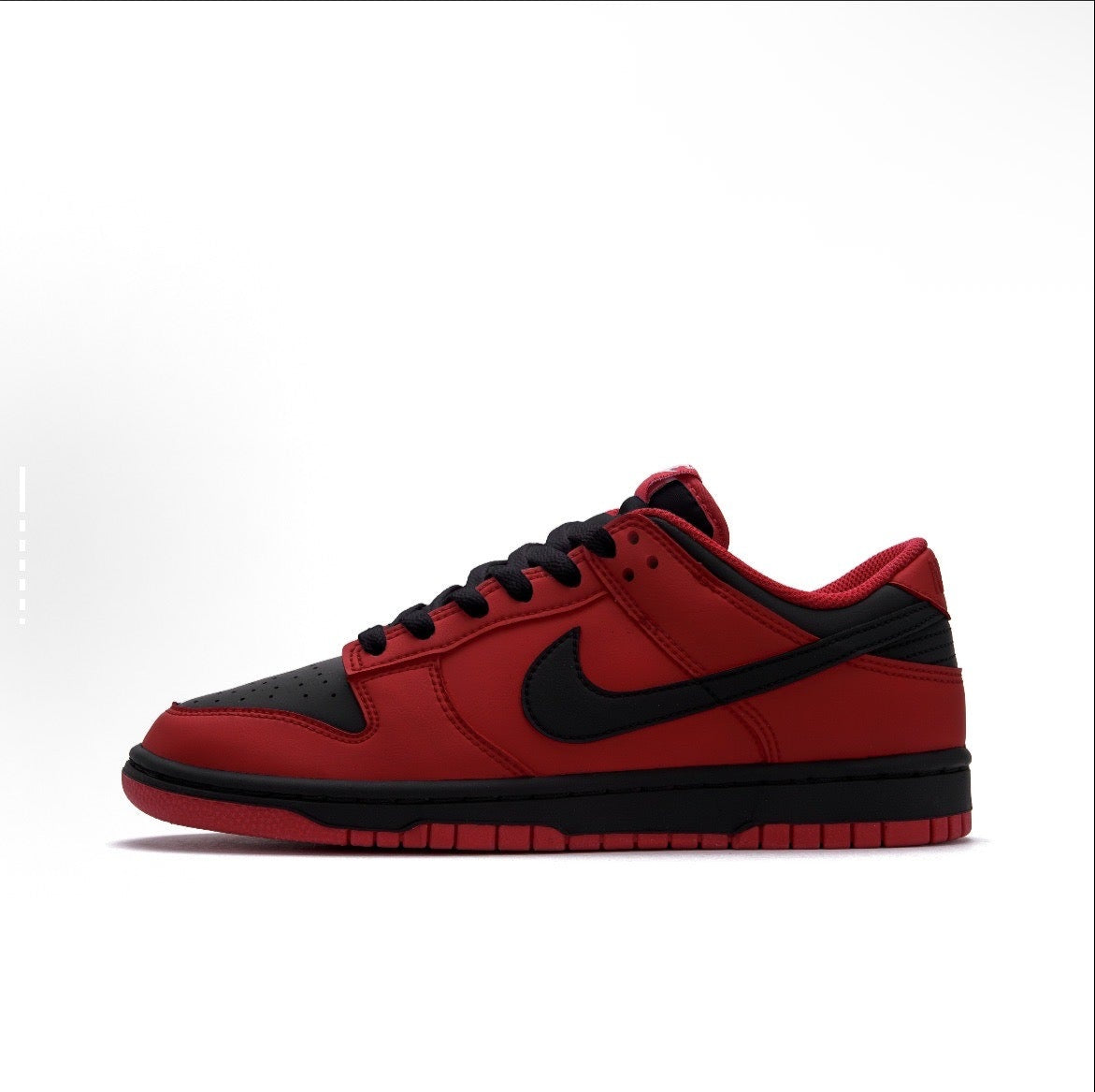 Uncle Luban Custom Nike Dunk Low "Bred" – Authentic Base, Handcrafted Heat