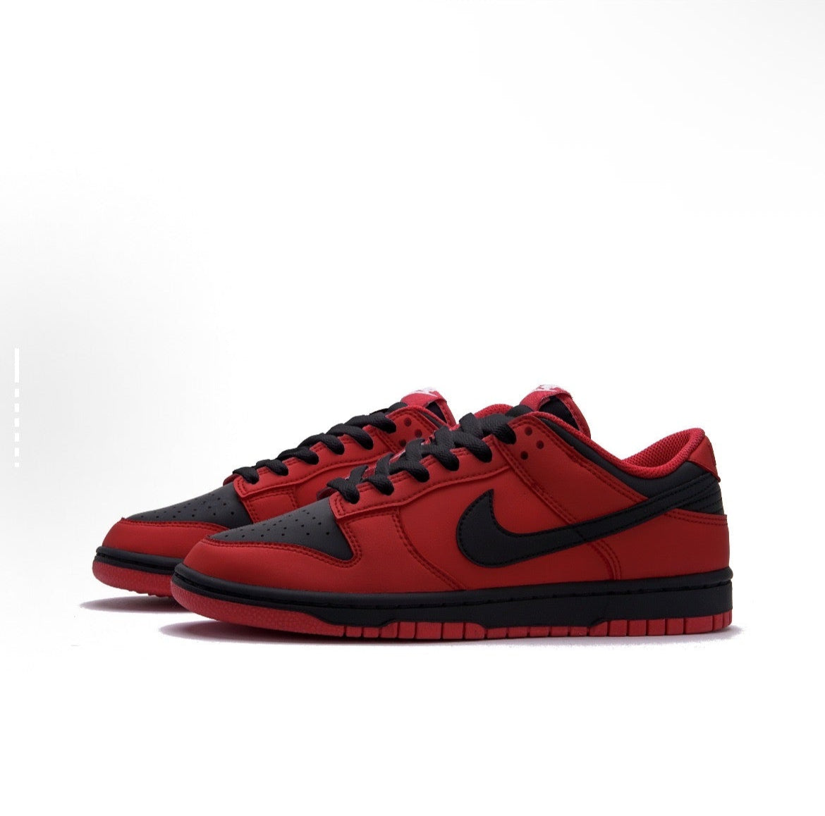 Uncle Luban Custom Nike Dunk Low "Bred" – Authentic Base, Handcrafted Heat