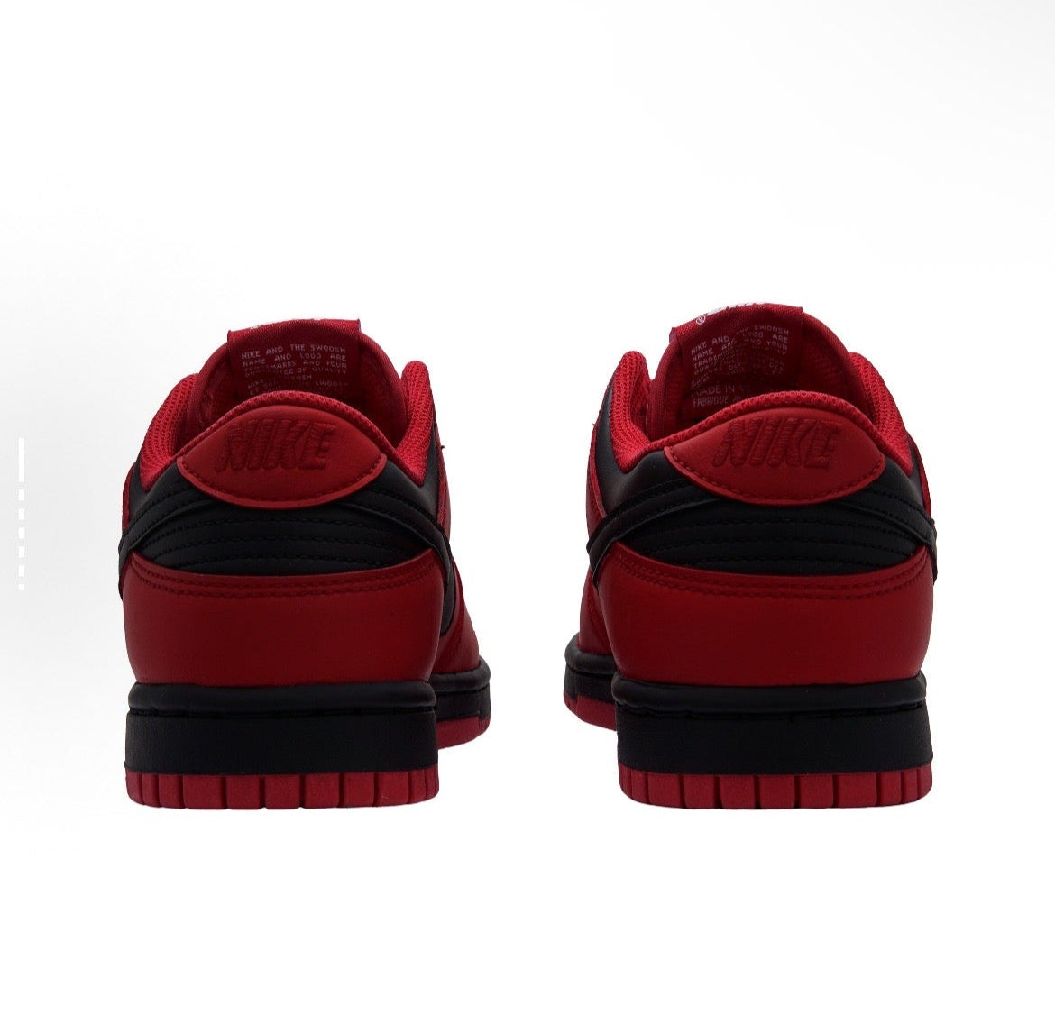 Uncle Luban Custom Nike Dunk Low "Bred" – Authentic Base, Handcrafted Heat