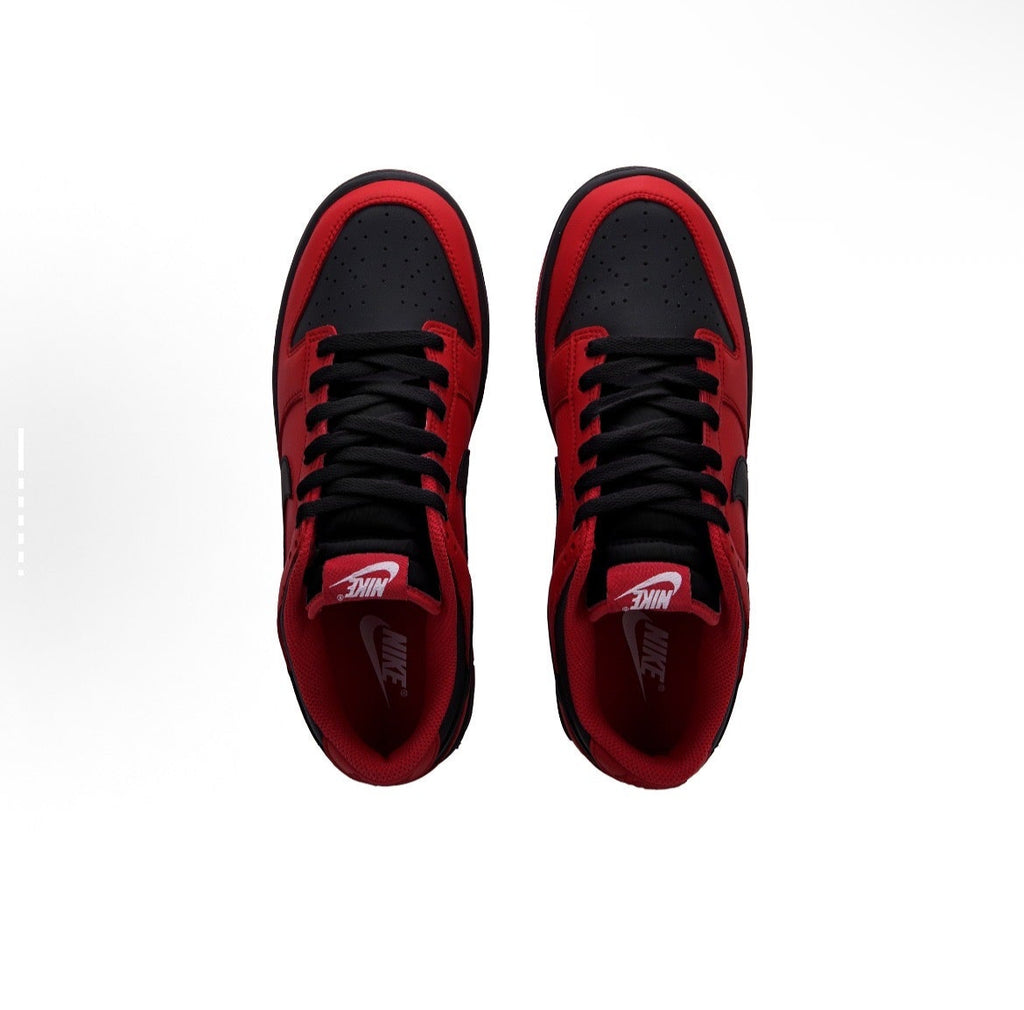 Uncle Luban Custom Nike Dunk Low "Bred" – Authentic Base, Handcrafted Heat