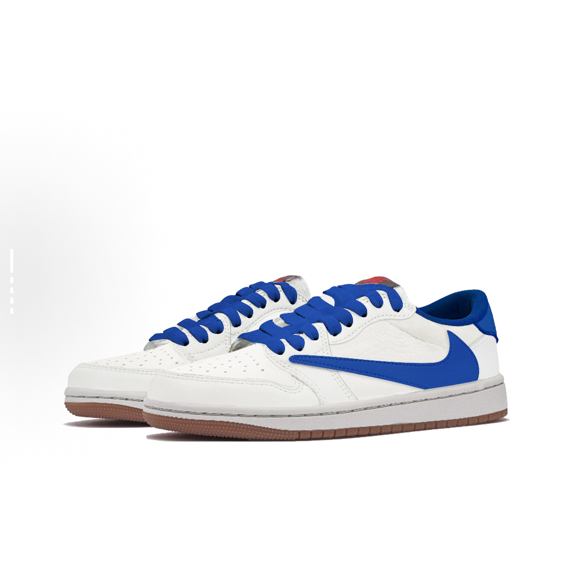 Uncle Luban Custom Travis Scott x Nike Reverse Swoosh – “Iceberg” Edition (Handmade | Authentic Base)