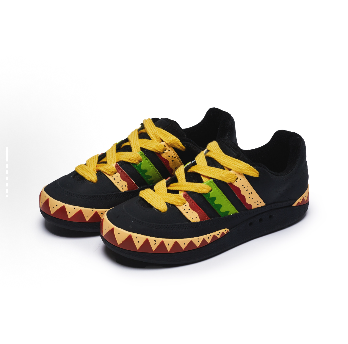 Uncle Luban Custom Adidas Originals Athletics “Burger Theme” Edition