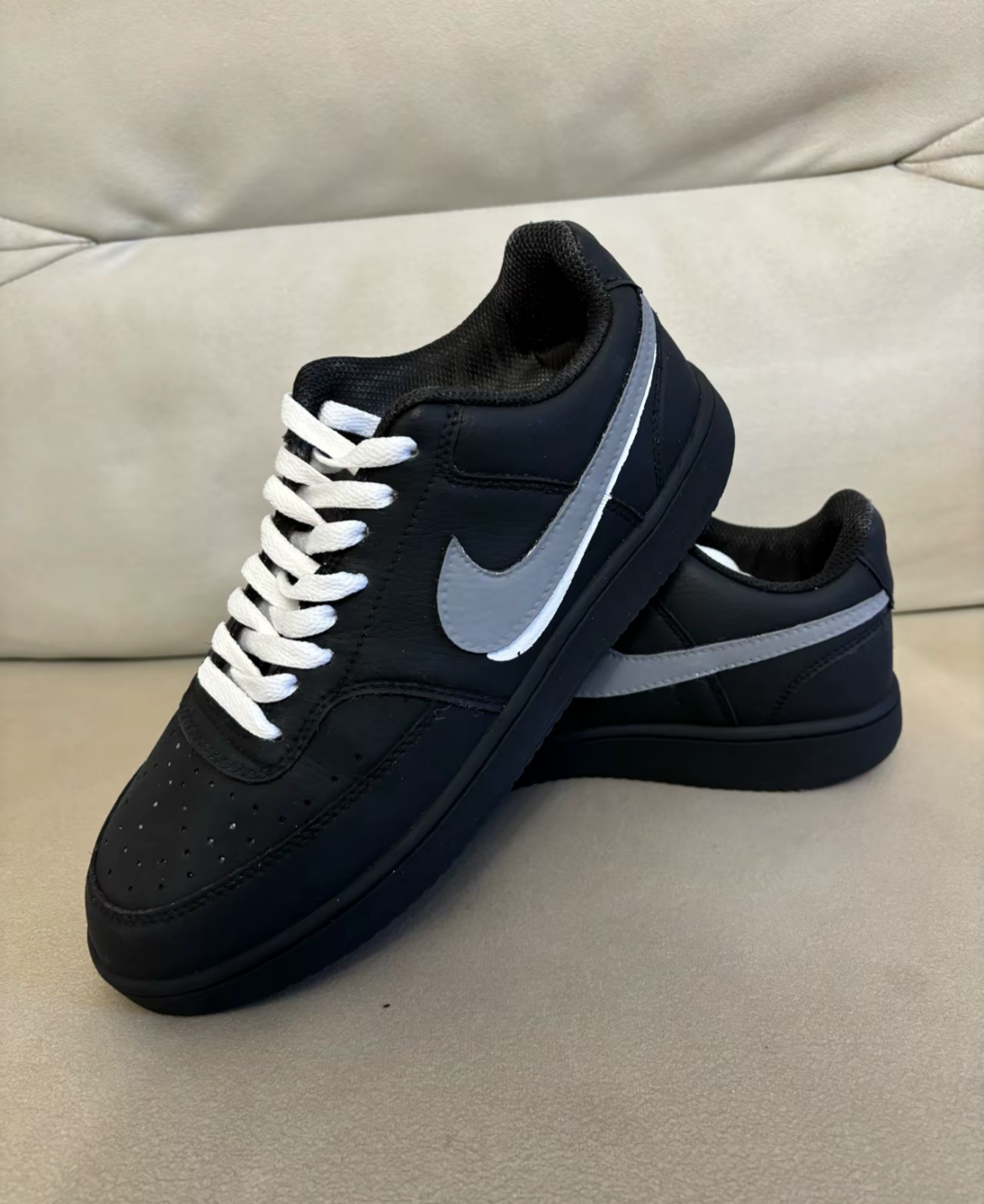 Uncle Luban Custom – Nike Court Vision Low "Shadow Fade"
