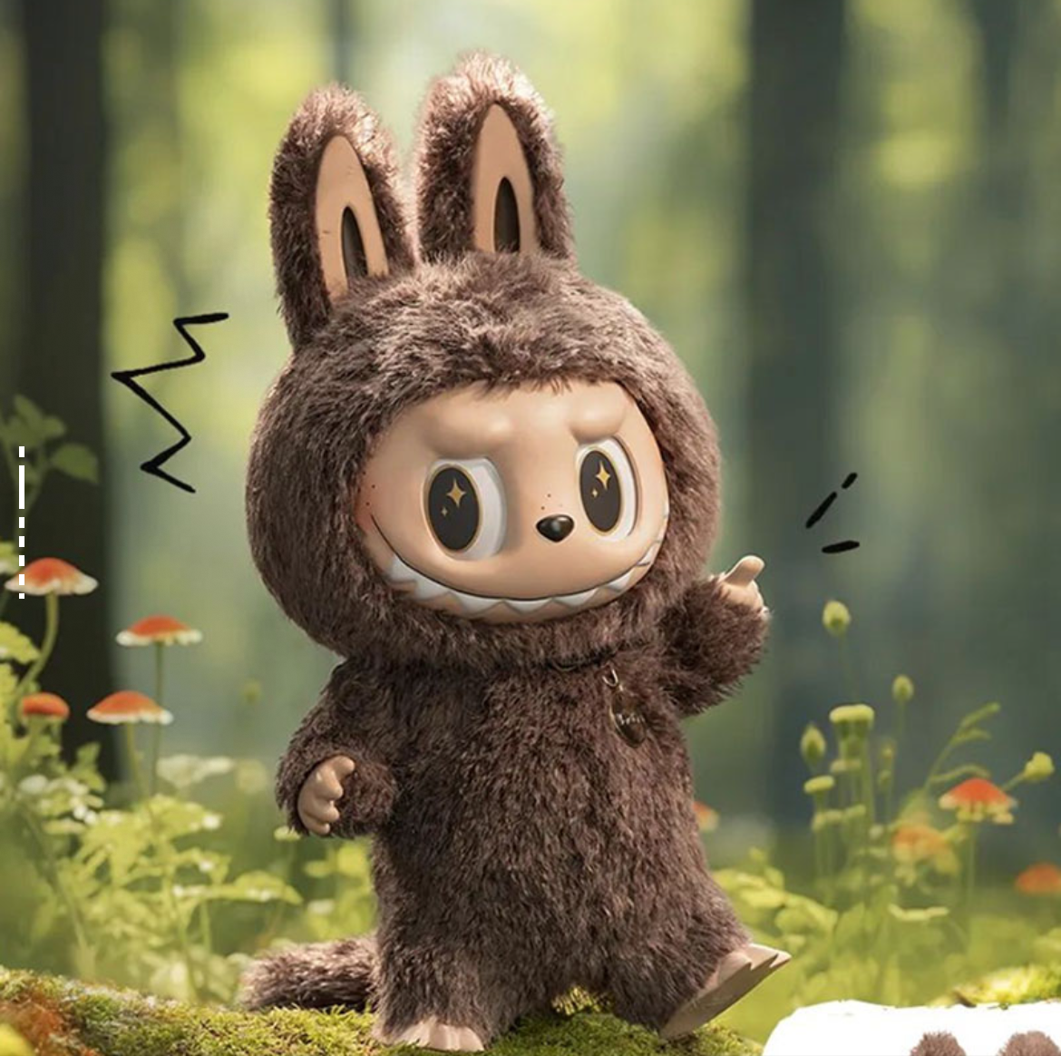 ✨ ZIMOMO Plush Doll – 58cm Brown Bunny Edition ✨
