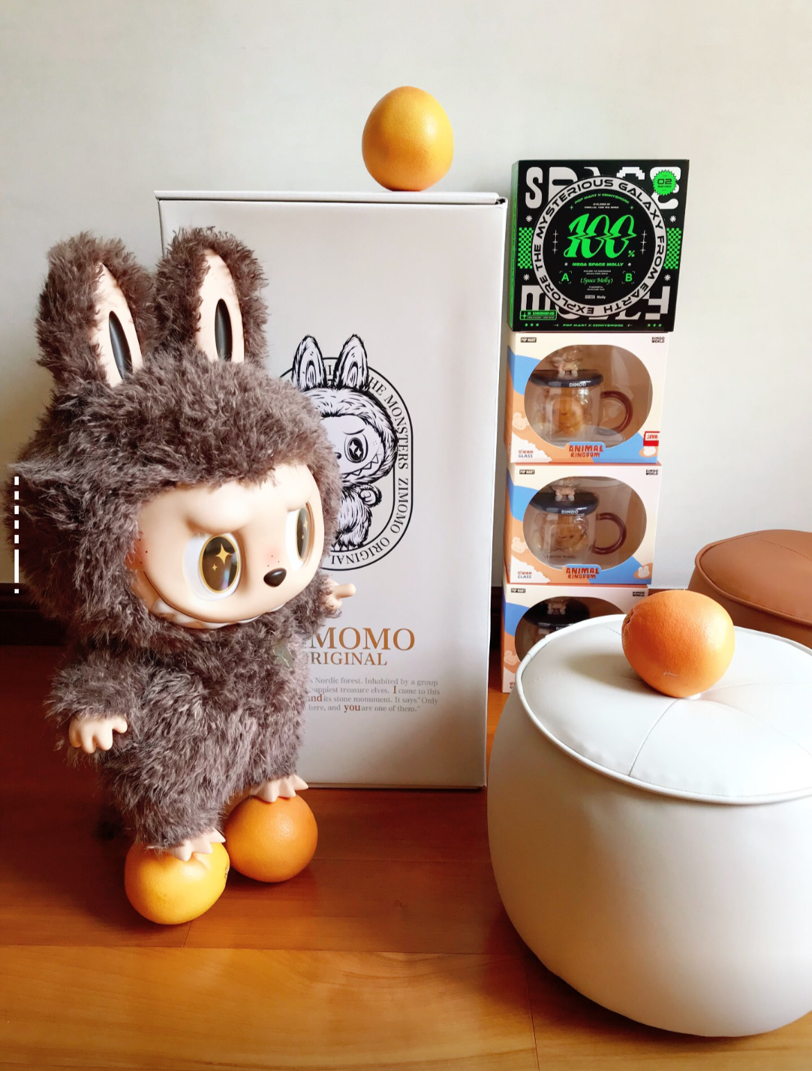 ✨ ZIMOMO Plush Doll – 58cm Brown Bunny Edition ✨