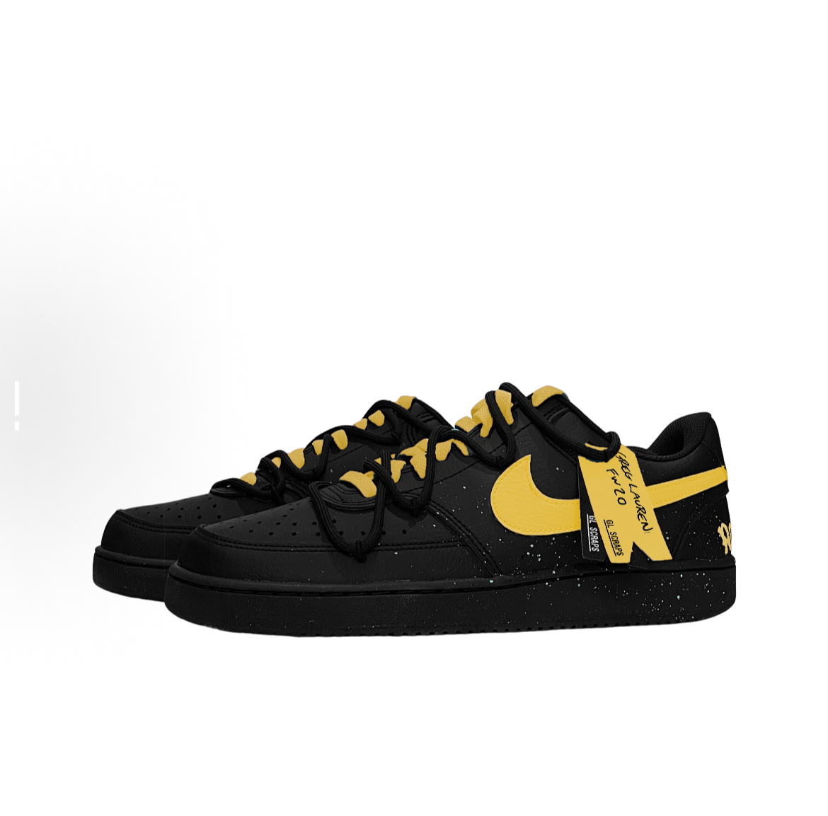 Uncle Luban Custom "Sunlight Dance" — Recrafted from Nike Court Vision Low