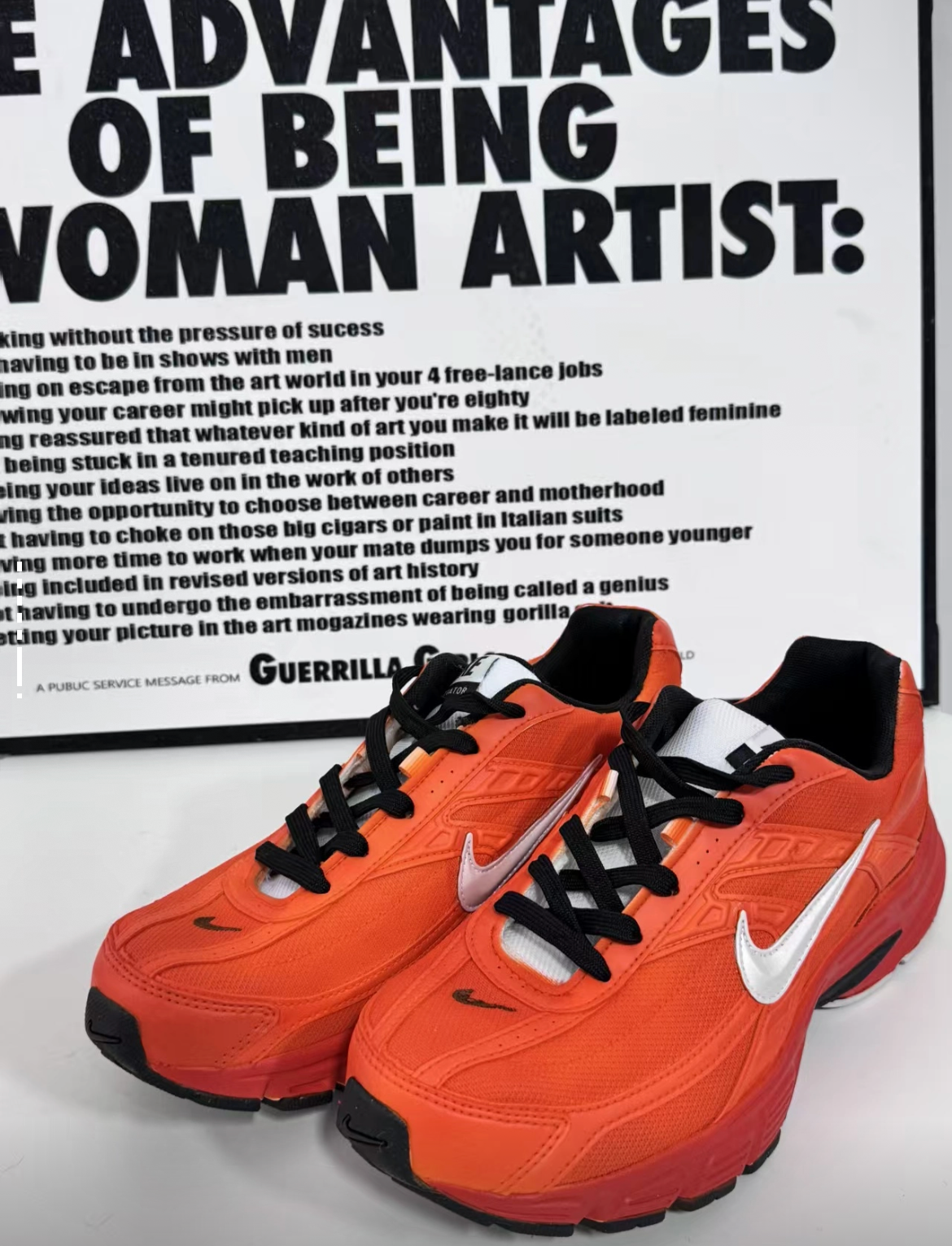 Nike Initiator "Blaze Orange" – Custom Rework