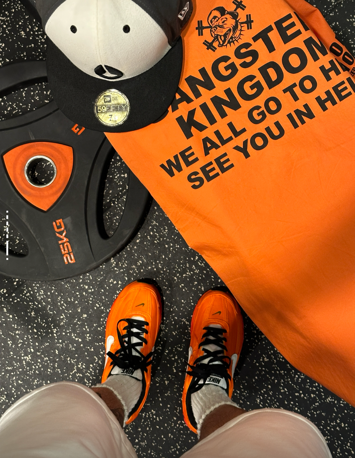 Nike Initiator "Blaze Orange" – Custom Rework