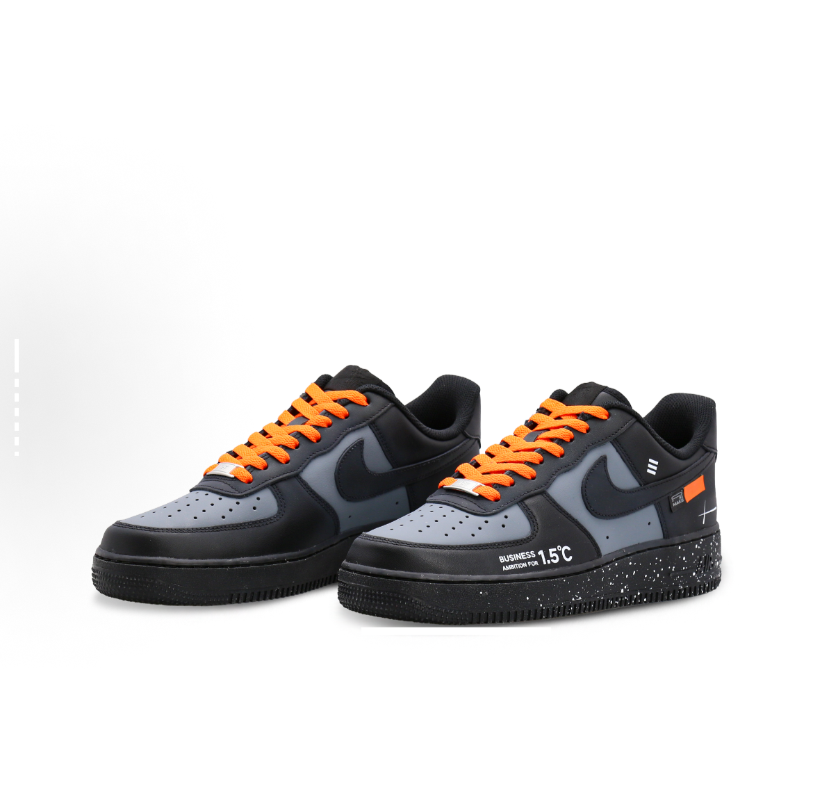 🎃 Uncle Luban “Pumpkin Voltage” – Custom AF1 Blackout Edition 🎃