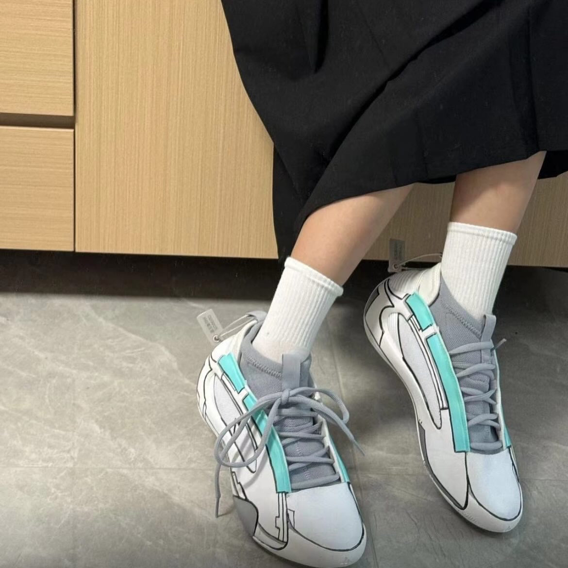 UncleLuban Custom James Harden Vol.8 “Back to the Future” – Hand-Painted Futuristic Limited Edition