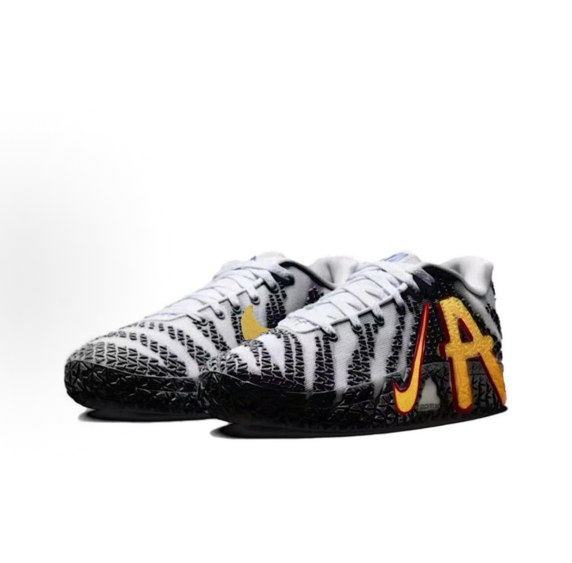 UncleLuban Black Panther Tribute — Custom Nike Ja Morant 3 (JA3) in Black/Gold