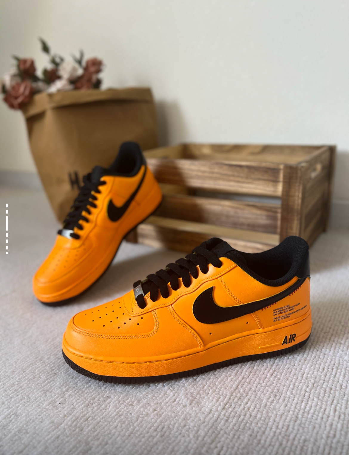 ⚡ Solar Punch – Air Force 1 Custom ⚡