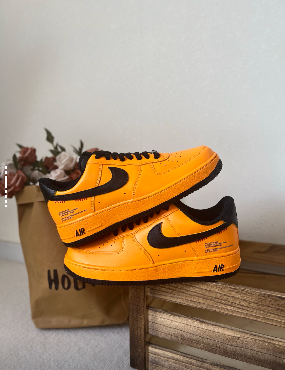 ⚡ Solar Punch – Air Force 1 Custom ⚡