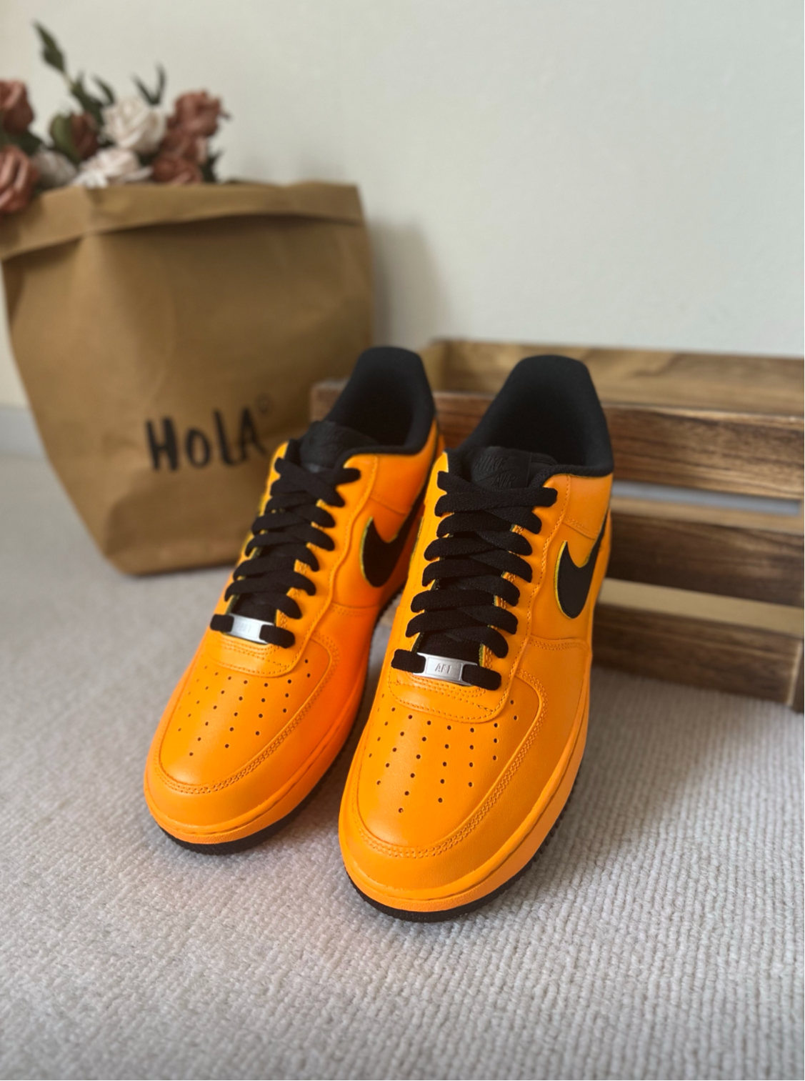 ⚡ Solar Punch – Air Force 1 Custom ⚡