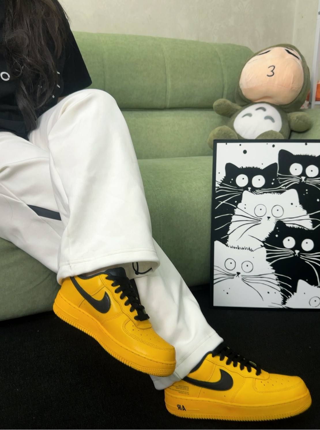⚡ Solar Punch – Air Force 1 Custom ⚡