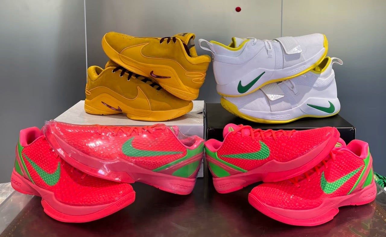 Uncle Luban Kobe 6 “Pink Green” Custom – Jalen Brunson PE Inspired